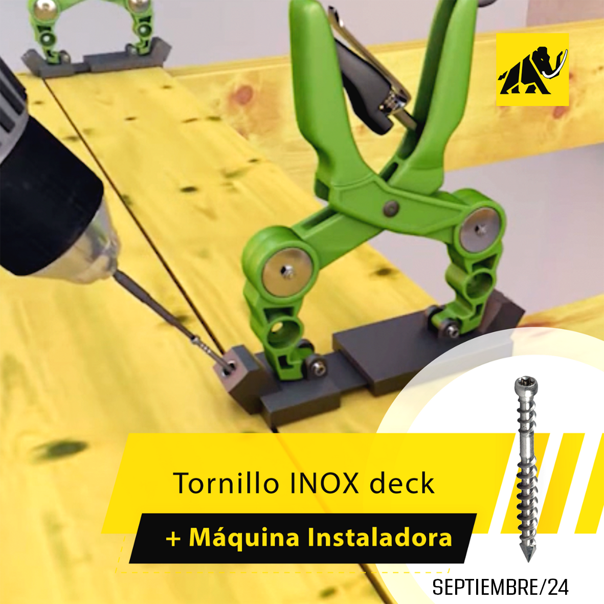 #TornilloPasador #Madera #Metal #Tornillos #Fijaciones #FijacionesMamut